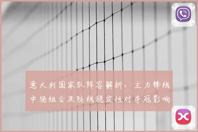 意大利国家队阵容解析，主力锋线中场组合及防线稳定性对夺冠影响